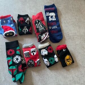 Christmas Star Wars Sock Lot